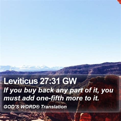 lv 27|leviticus 27 31 meaning.